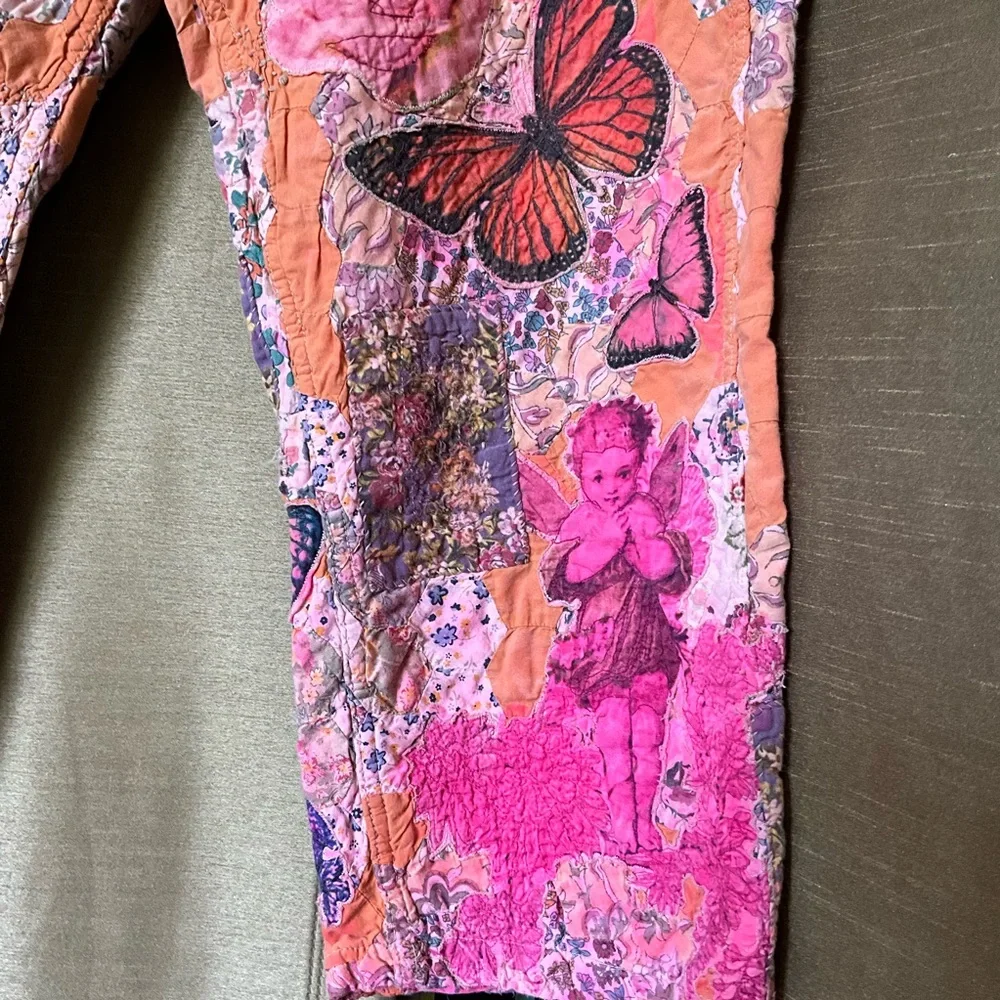 Magnolia Pearl Pink and Orange Ankle Cropped Pants - Picture 5 of 15